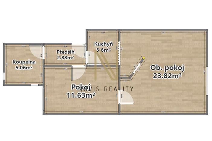 Prodej bytu 2+1, Klatovy, Masarykova, 47 m2