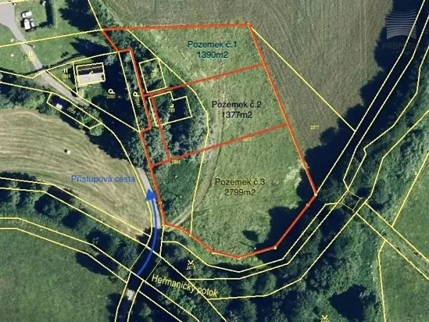 Prodej pozemku pro bydlení, Králíky, 1390 m2