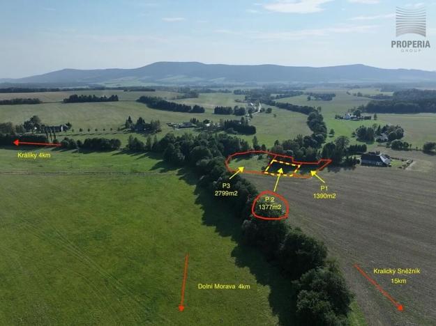 Prodej pozemku pro bydlení, Králíky, 1390 m2