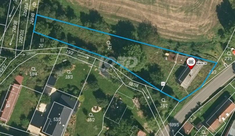 Prodej pozemku pro bydlení, Markvartice - Rakov, Markvartice, 1454 m2