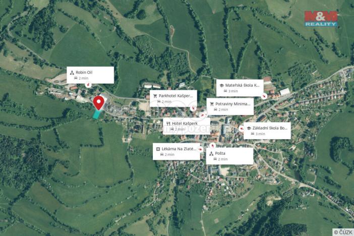 Prodej pozemku pro bydlení, Kašperské Hory, 1834 m2