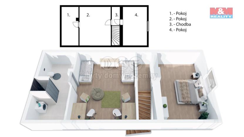 Prodej rodinného domu, Knovíz, 100 m2