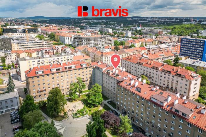Prodej bytu 2+1, Brno - Veveří, Bayerova, 56 m2