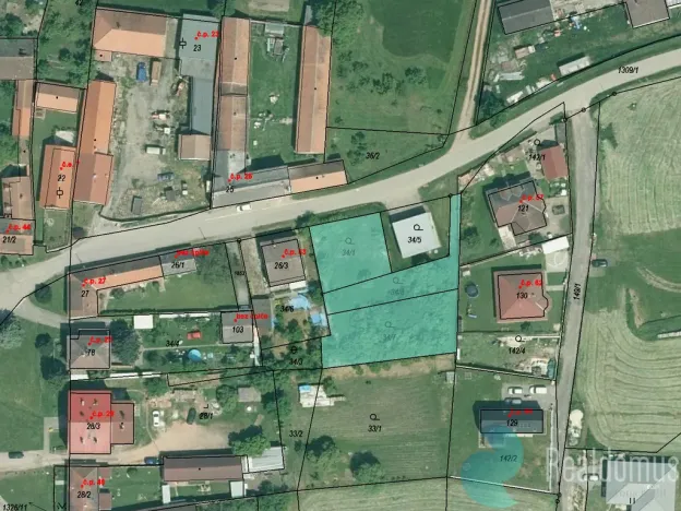 Prodej pozemku pro bydlení, Radošovice, 1303 m2