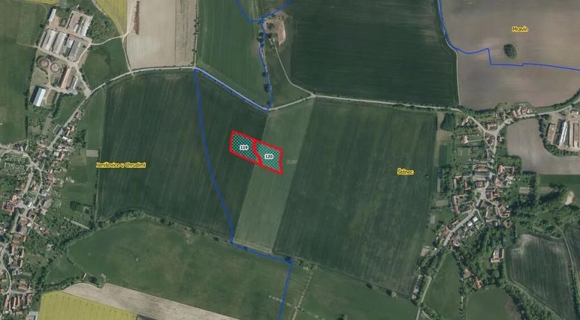 Prodej pole, Jenišovice, 1656 m2