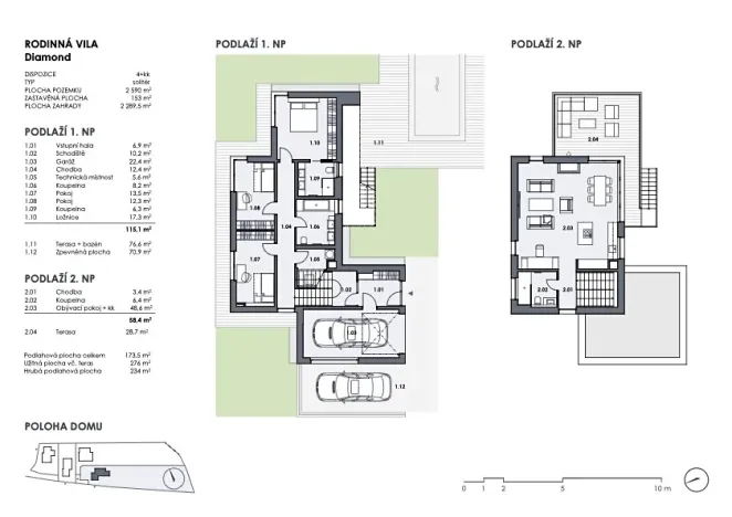 Prodej rodinného domu, Praha - Velká Chuchle, Novochuchelská, 174 m2