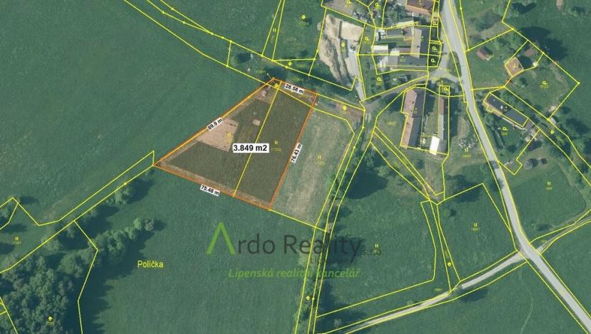 Prodej pozemku pro bydlení, Vyšší Brod - Dolní Jílovice, 3849 m2