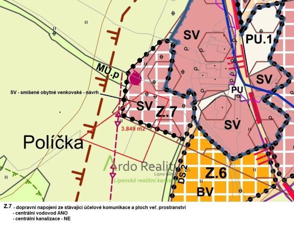 Prodej pozemku pro bydlení, Vyšší Brod - Dolní Jílovice, 3849 m2