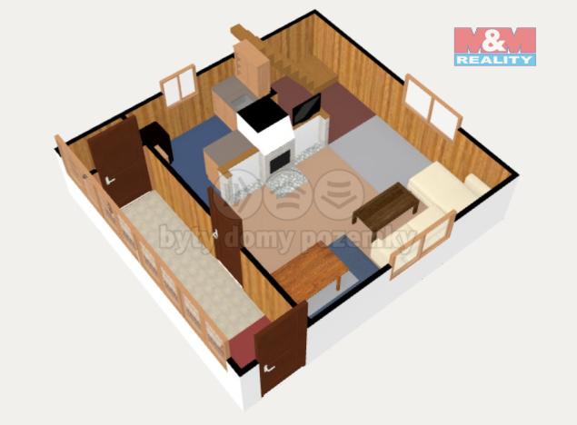 Prodej chaty, Dolní Žandov - Salajna, 55 m2