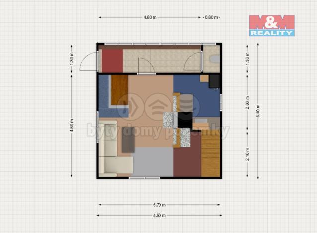 Prodej chaty, Dolní Žandov - Salajna, 55 m2
