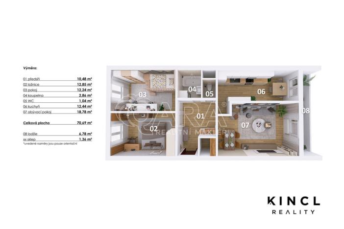 Prodej bytu 3+1, Nymburk, Zbožská, 70 m2