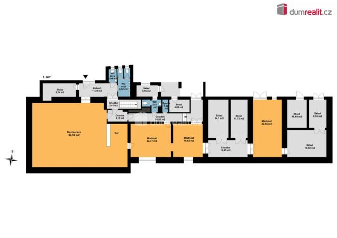 Prodej rodinného domu, Zvěstov - Roudný, 505 m2