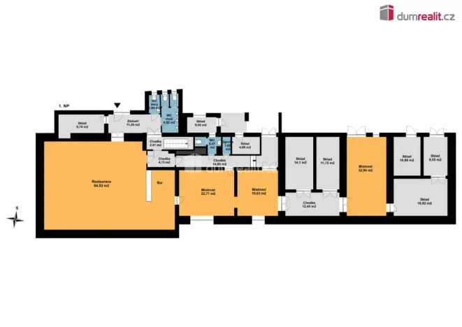 Prodej rodinného domu, Zvěstov - Roudný, 505 m2