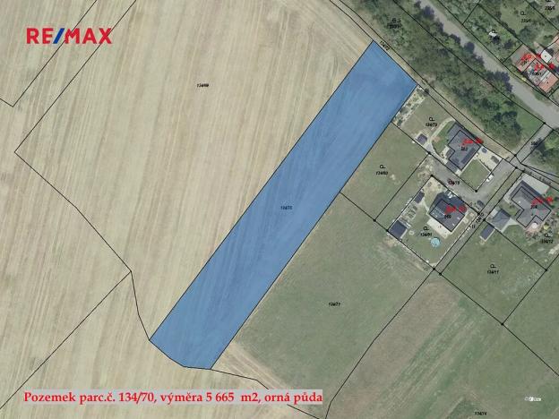 Prodej pole, Krupá, 18159 m2