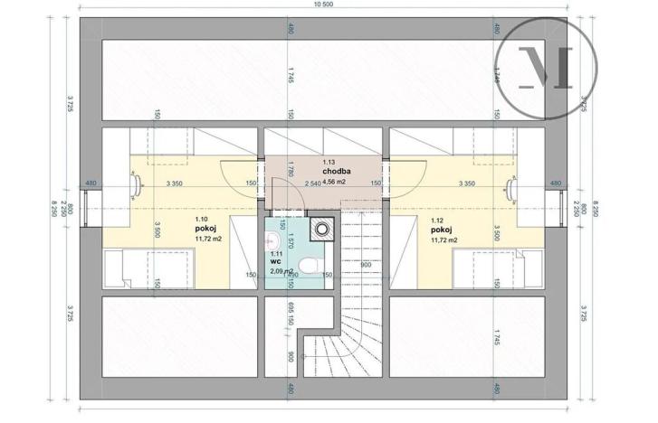 Prodej rodinného domu, Staré Hodějovice, K Šemberku, 92 m2