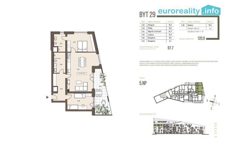 Prodej bytu 3+kk, Železná Ruda, 97 m2