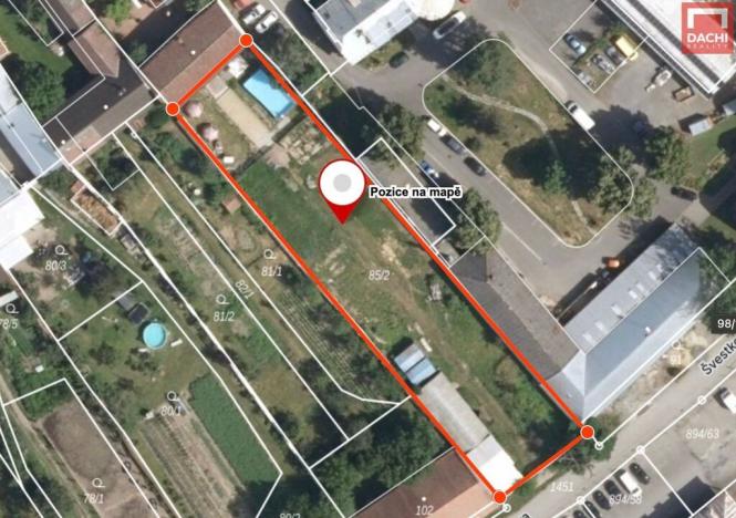 Prodej pozemku pro bydlení, Olomouc - Chválkovice, Selské nám., 2052 m2