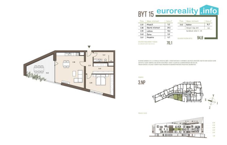 Prodej bytu 2+kk, Železná Ruda, 70 m2