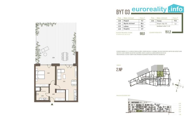 Prodej bytu 2+kk, Železná Ruda, 68 m2