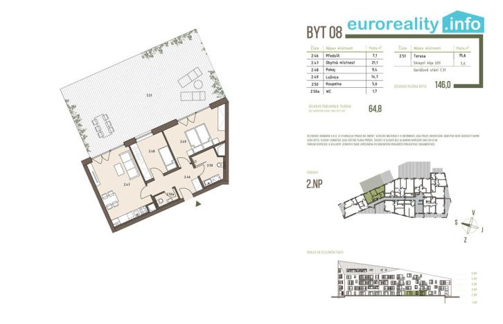 Prodej bytu 3+kk, Železná Ruda, 64 m2