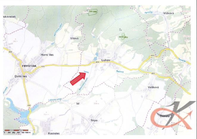 Prodej pole, Lukov, 5837 m2