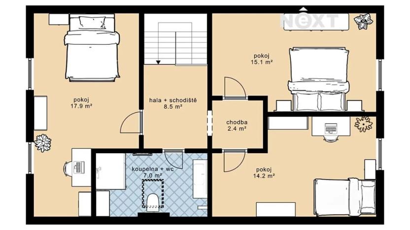 Prodej rodinného domu, Hluboká nad Vltavou, 120 m2