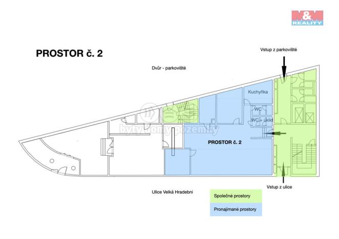Pronájem obchodního prostoru, Ústí nad Labem - Ústí nad Labem-centrum, Velká Hradební, 280 m2
