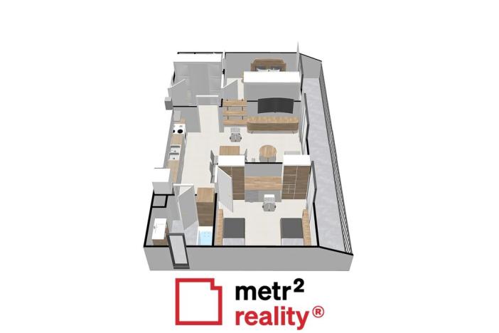 Prodej bytu 3+kk, Olomouc, Švýcarské nábřeží, 69 m2