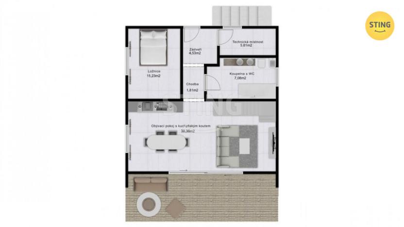 Prodej pozemku pro bydlení, Radějov, 3693 m2