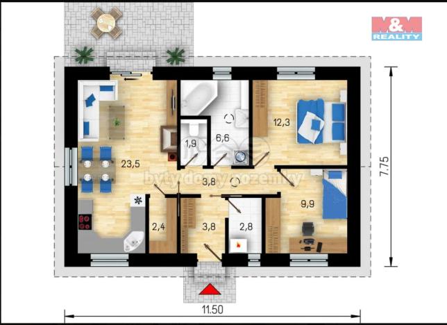 Prodej domu na klíč, Újezd nade Mží, 65 m2