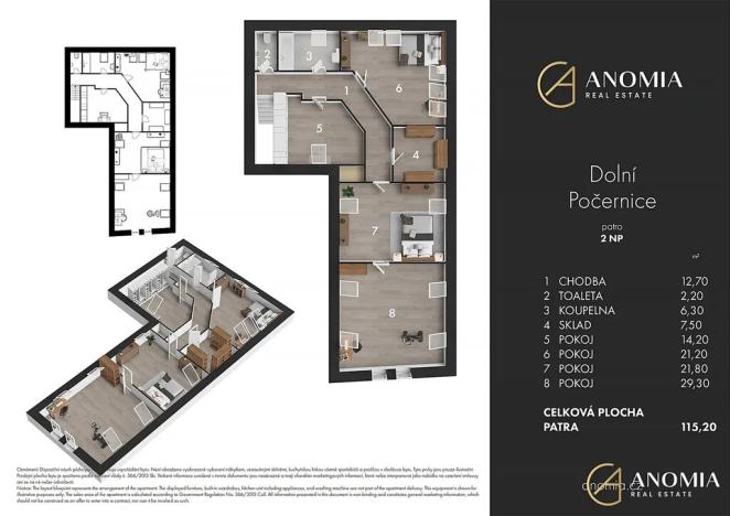 Prodej rodinného domu, Praha - Dolní Počernice, Bakurinova, 395 m2