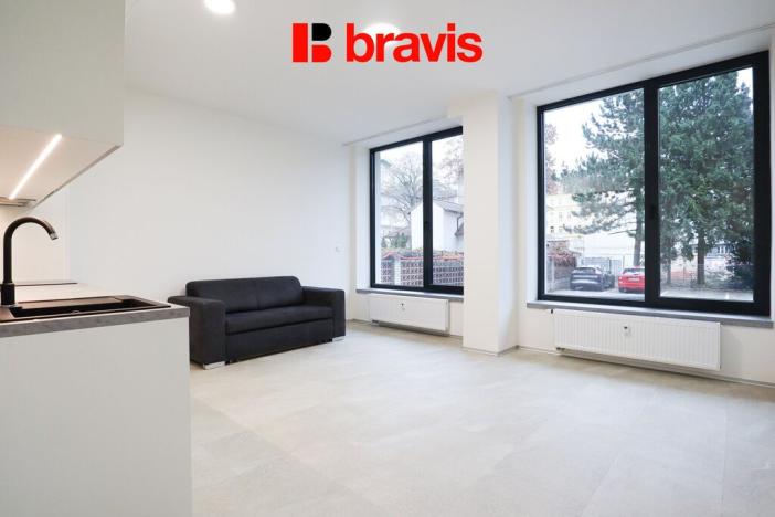 Pronájem bytu 1+kk, Brno - Zábrdovice, Příkop, 39 m2