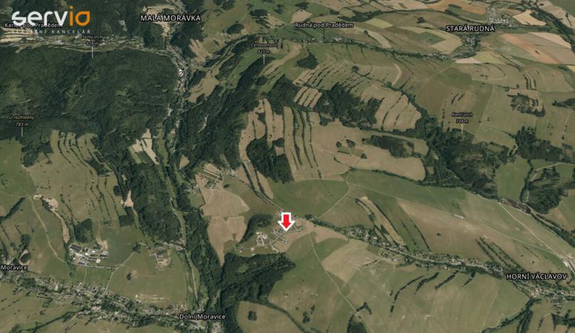 Prodej pozemku pro bydlení, Václavov u Bruntálu - Horní Václavov, 2048 m2