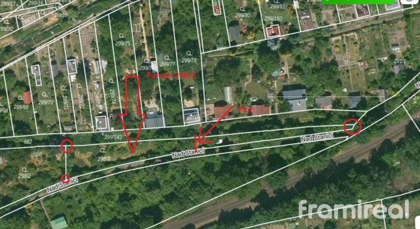 Prodej zahrady, Praha - Veleslavín, 760 m2