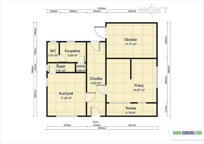 Prodej chalupy, Jedlí, 83 m2