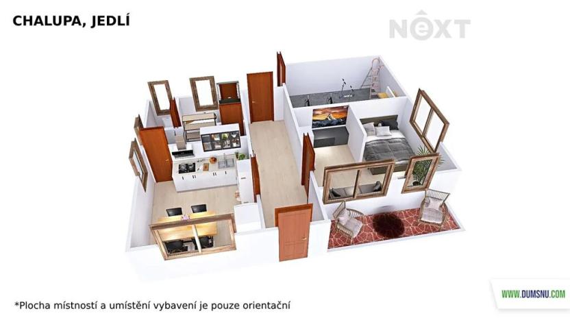 Prodej chalupy, Jedlí, 83 m2