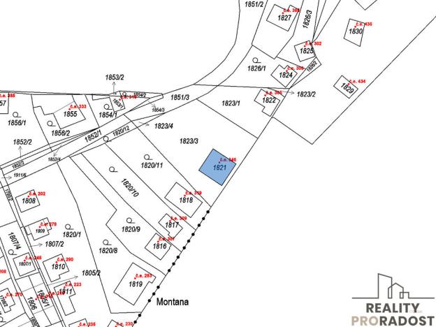 Prodej pozemku pro bydlení, Všenory, Montana, 1005 m2