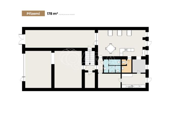Prodej činžovního domu, Dobříš, Mírové náměstí, 450 m2