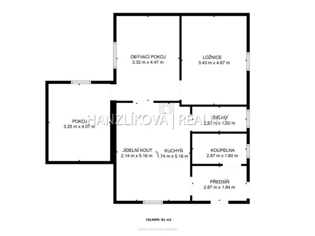 Prodej rodinného domu, Vráto, 81 m2
