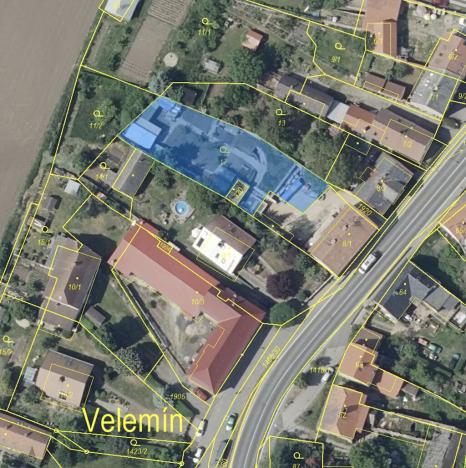Dražba pozemku pro bydlení, Velemín, 800 m2