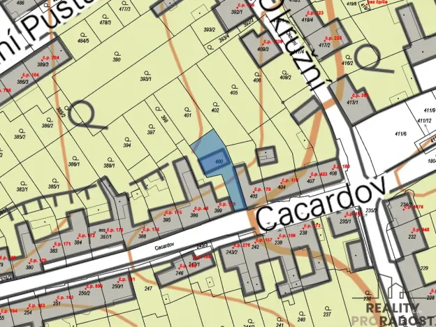 Prodej pozemku pro bydlení, Dolní Bojanovice, 989 m2