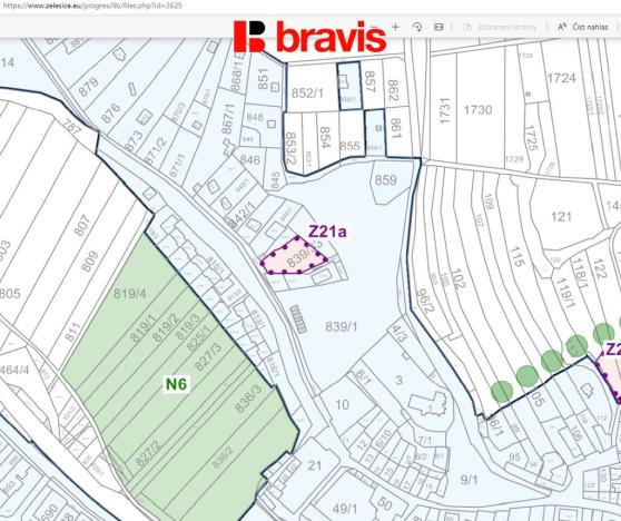Prodej pozemku pro bydlení, Želešice, Sportovní, 1696 m2