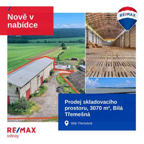Prodej skladu, Bílá Třemešná, 3070 m2