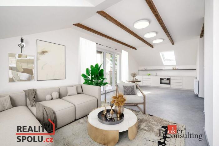 Pronájem bytu 1+kk, Praha - Hostavice, Písčitá, 41 m2