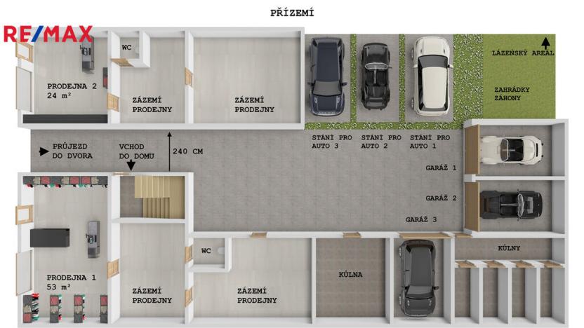 Prodej činžovního domu, Lázně Bohdaneč, Pernštýnská, 327 m2