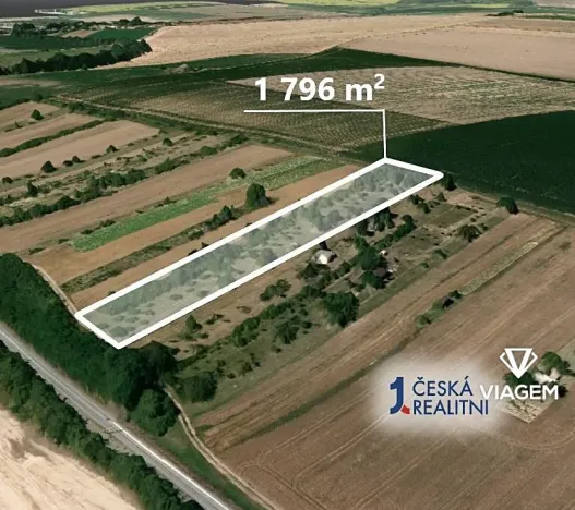 Prodej zahrady, Němčice nad Hanou, 1745 m2