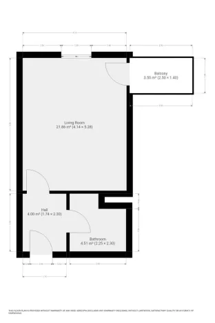 Pronájem bytu 1+kk, Praha, Farkašova, 32 m2