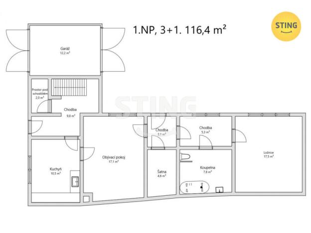 Prodej rodinného domu, Babice, 100 m2