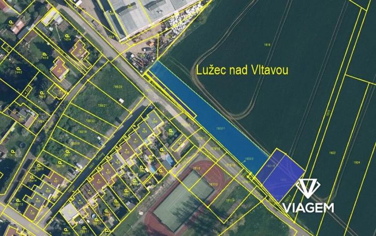 Prodej pole, Lužec nad Vltavou, 2048 m2