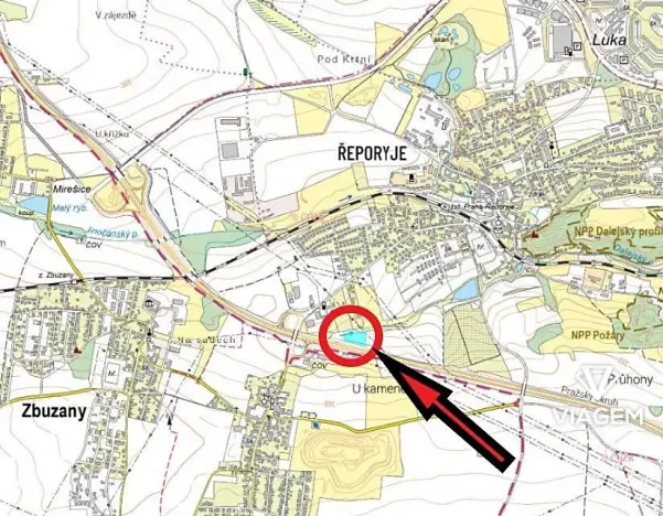 Prodej pole, Praha - Řeporyje, 7678 m2